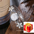 High Quality Charming Flower Decoration Jewelry Women Wristwatch Gifts